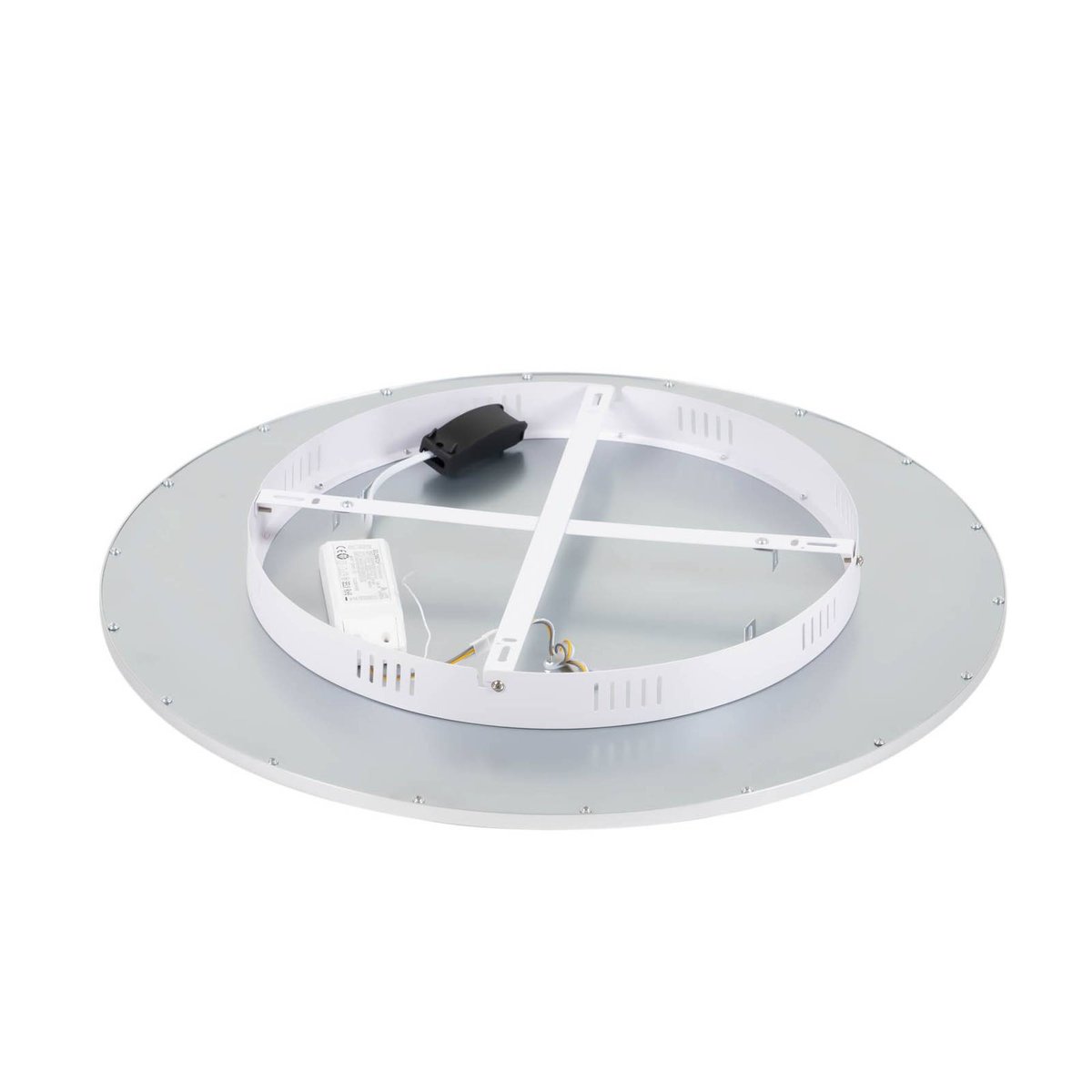 Plafonnier  moderneLED, Narima blanc, argent, LINDBY