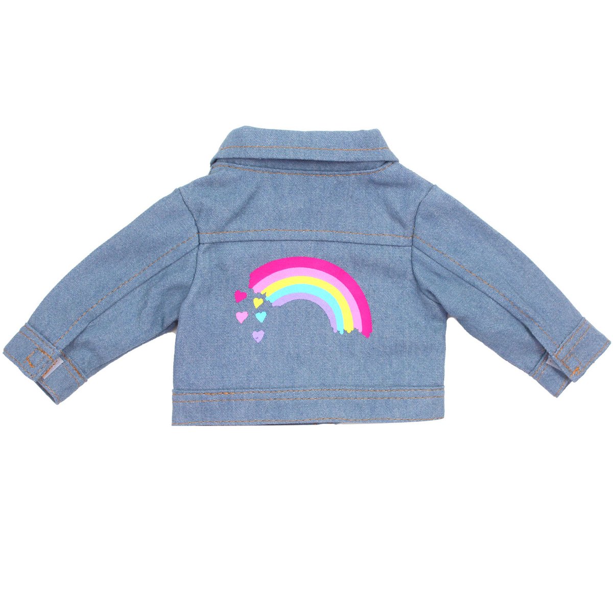 Veste Jean Poupée couleur unique, TEAMSON KIDS