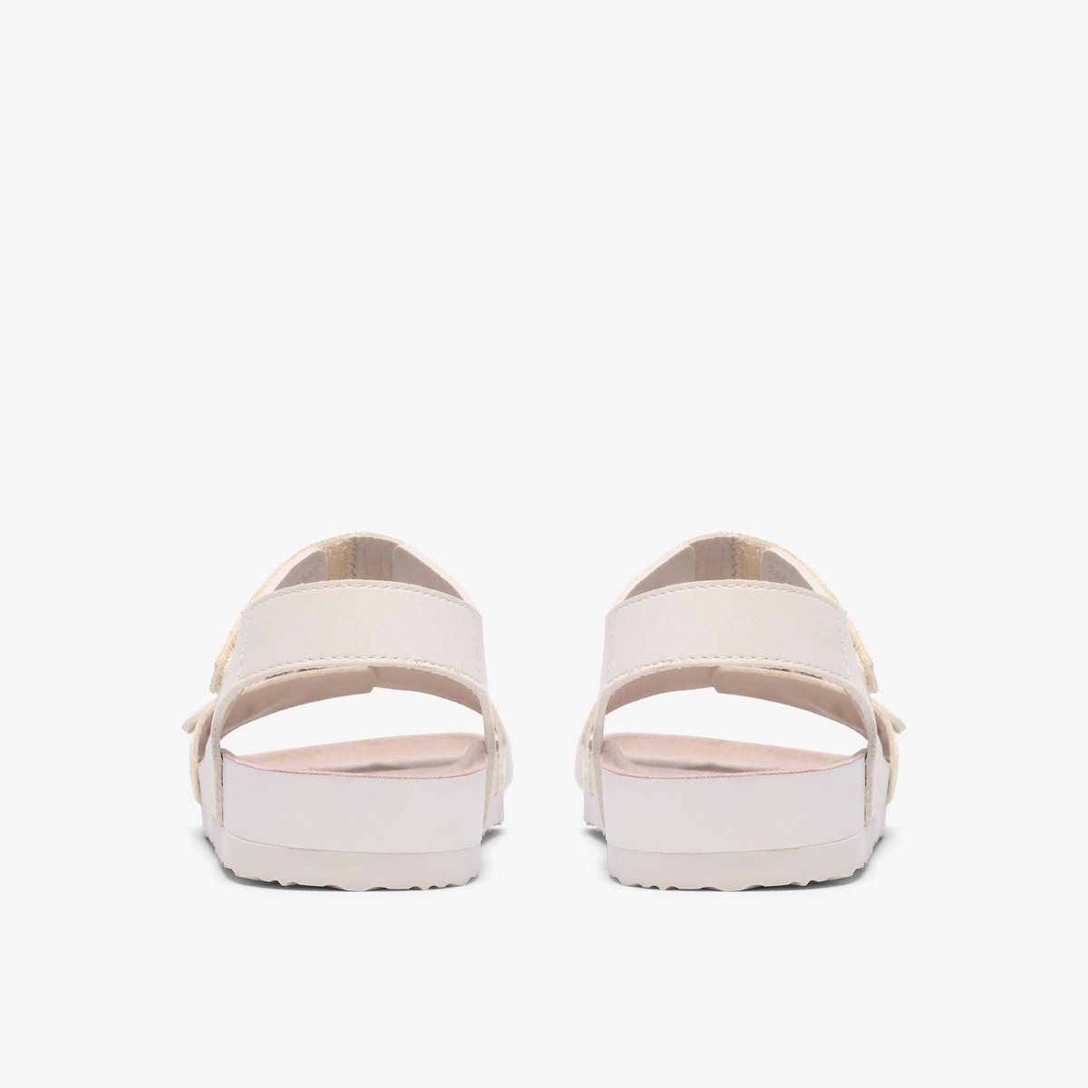 Sandales Synthétique Coupe Large BALI HEAT K blanc, CLARKS