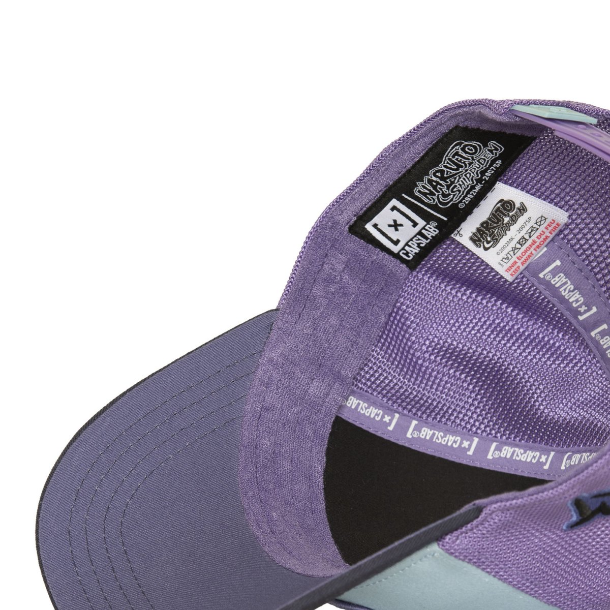Casquette trucker Naruto Shippuden bleu/violet/bleu marine/blanc, CAPSLAB