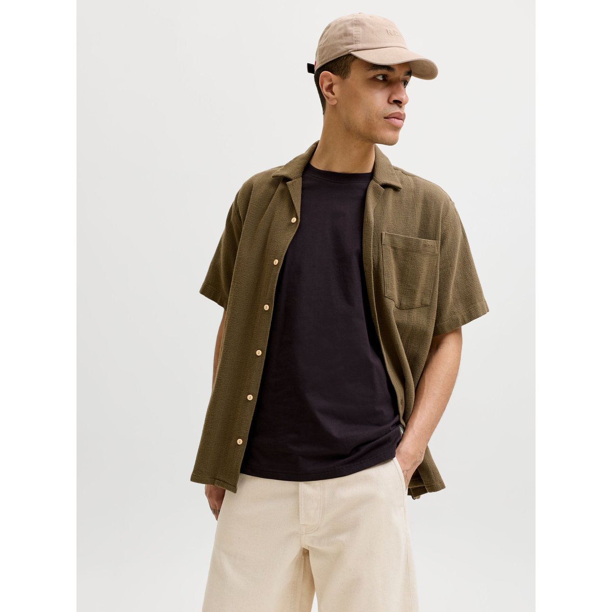 Short blanche - ecru 1, JACK & JONES