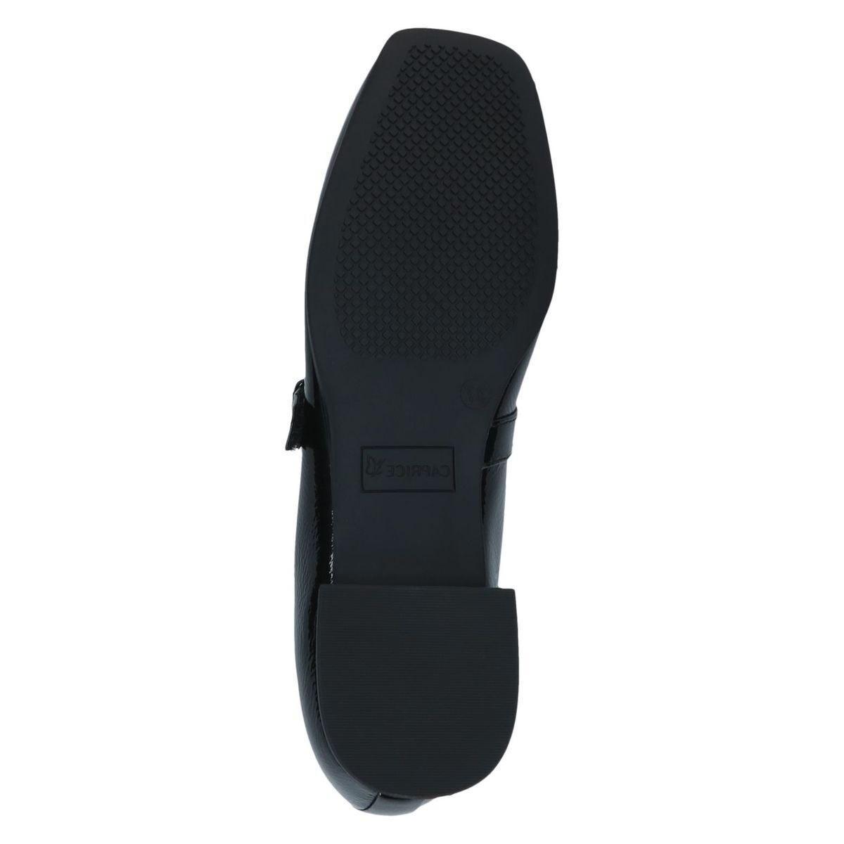 Ballerine en cuir noir mat, CAPRICE