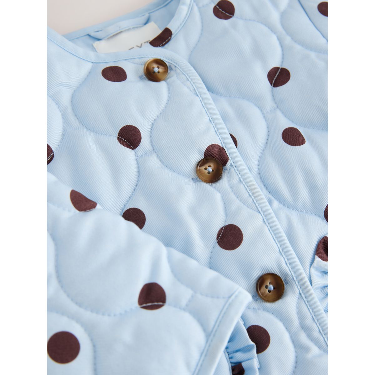 Veste matelassée imprimée coton majoritaire tache bleue, NEXT