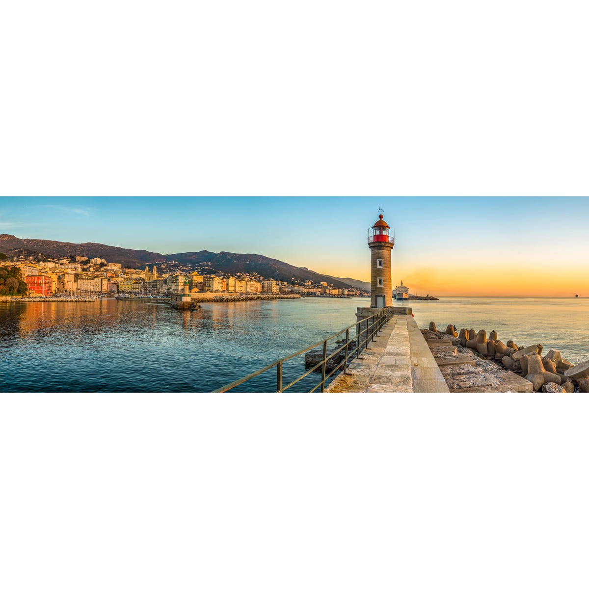 Tableau Mural Port De Bastia MER tableaux sur toile-bleu, CEANOTHE