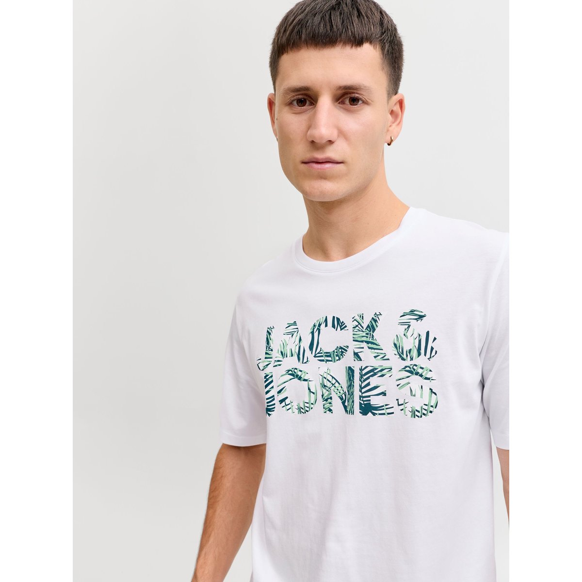 T-Shirt white, JACK & JONES