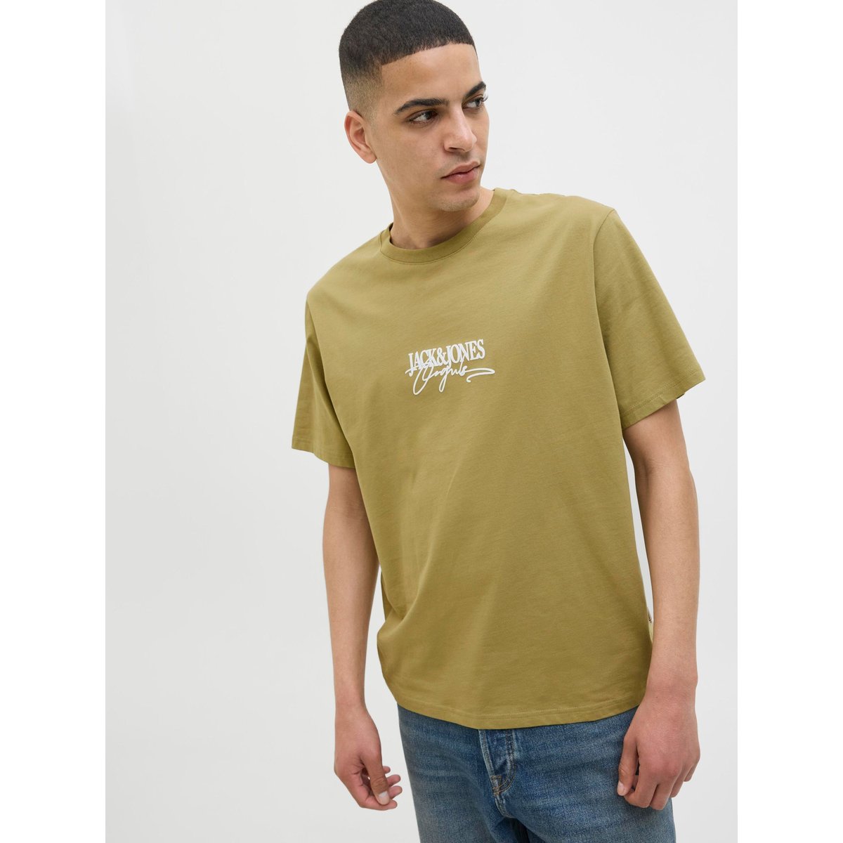 T-Shirt verte - cedar 1, JACK & JONES