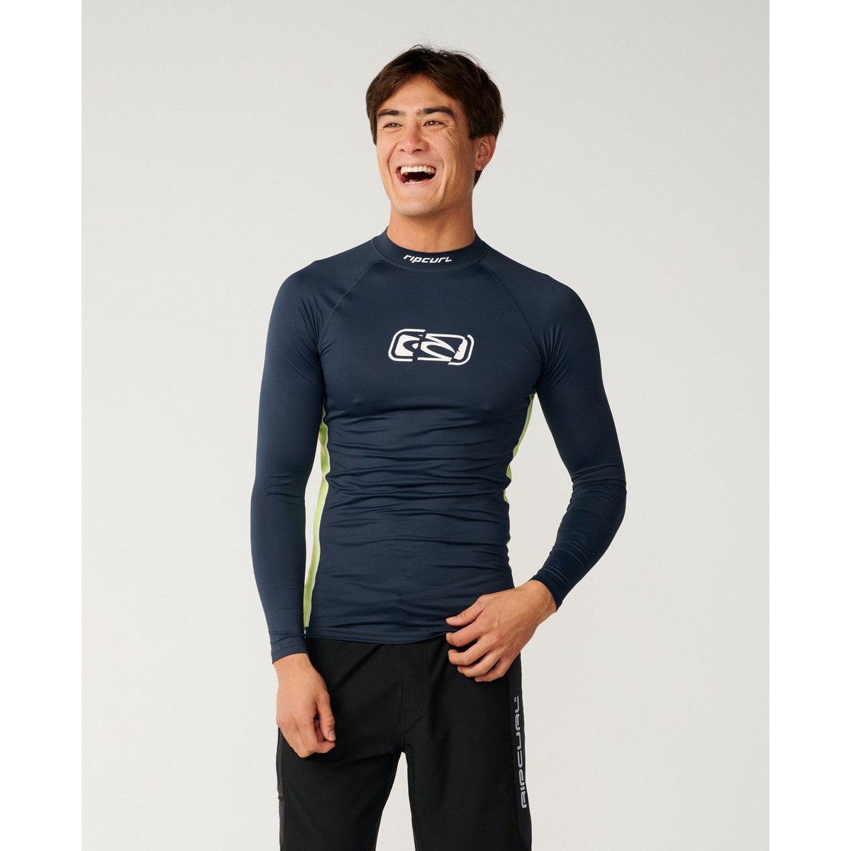 T-shirt anti-UV à manches longues Archive UPF Performance bleu marine foncé, RIP CURL