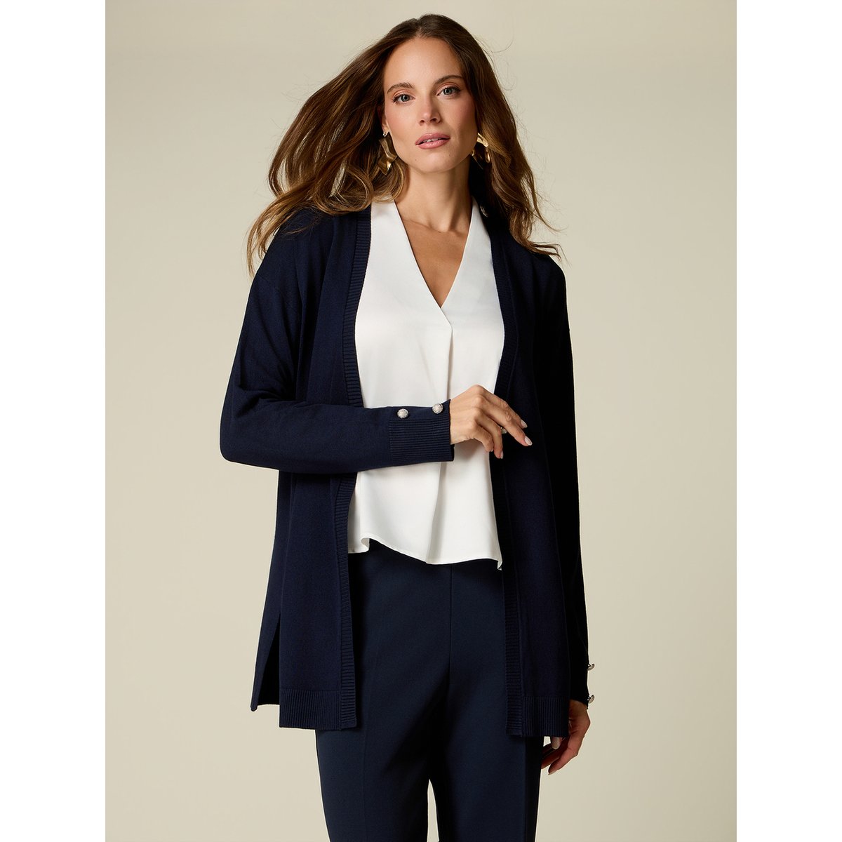 Cardigan long noir, OLTRE