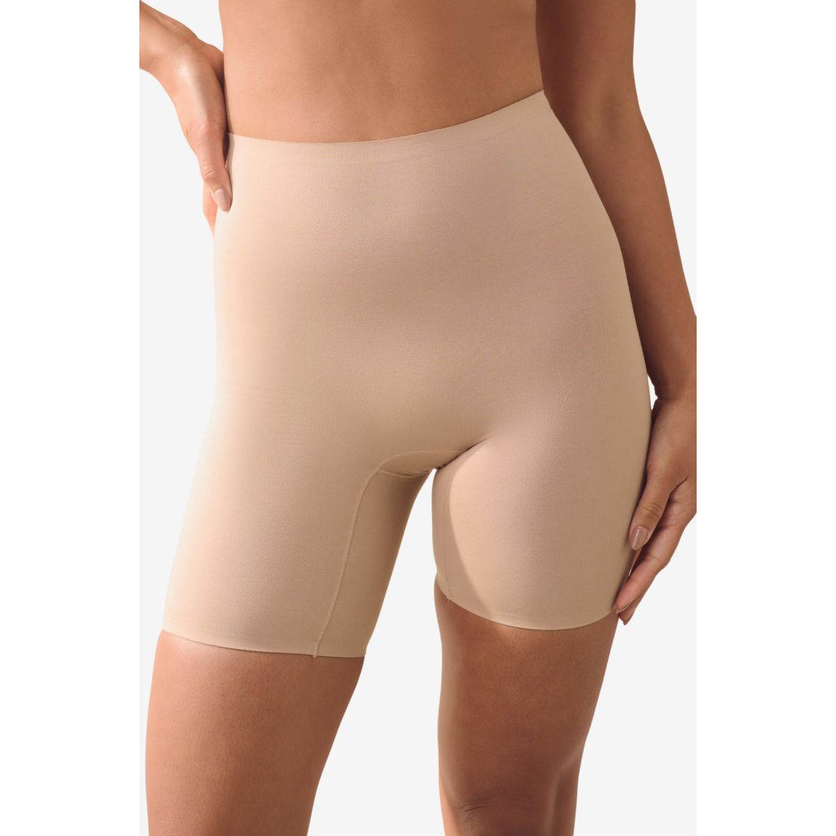 Culotte gainante effet ventre plat en coton chair, NEXT