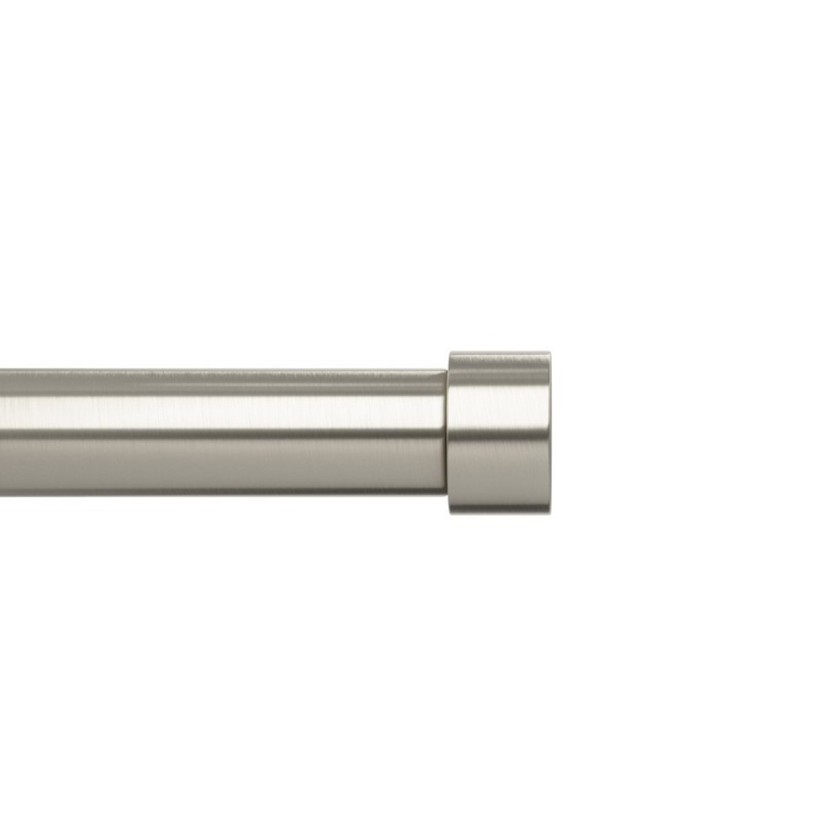 Tringle à rideaux simple extensible CAPPA argent, UMBRA