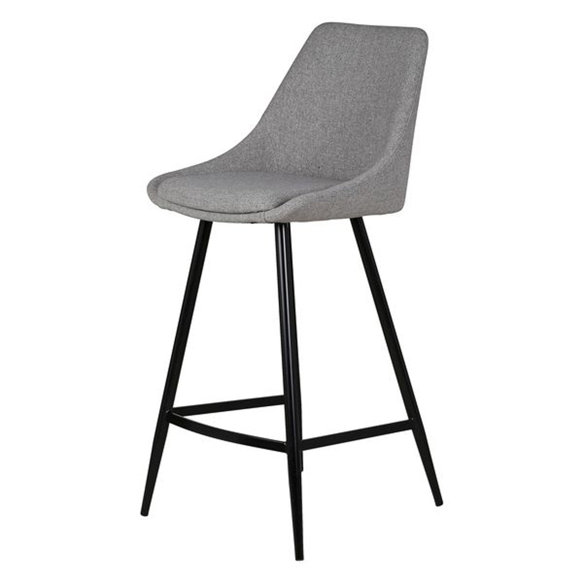 Chaise snack velours verte foncée gris clair, ZAGO