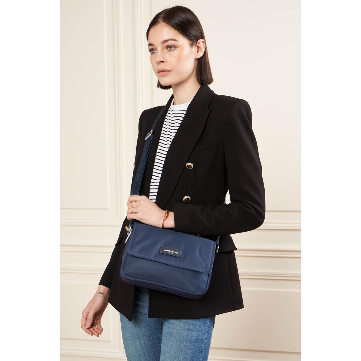 Sac gibecière BASIC VITA bleu foncé, LANCASTER