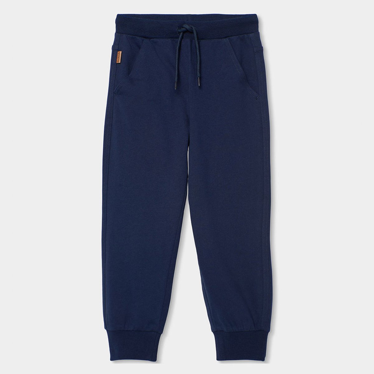 Pantalon garçon en molleton bleu, BOBOLI
