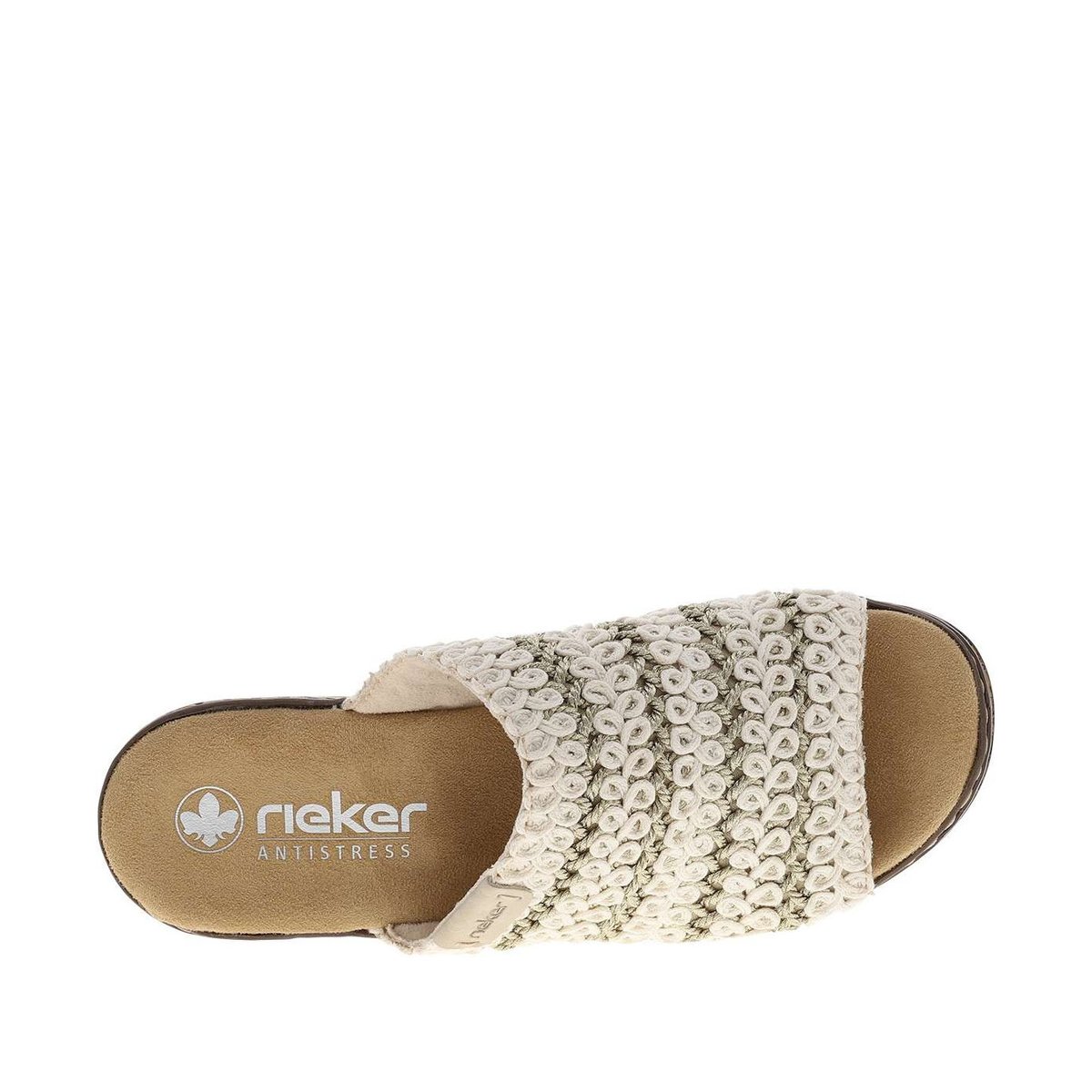 Mules femme blanc blanc, RIEKER