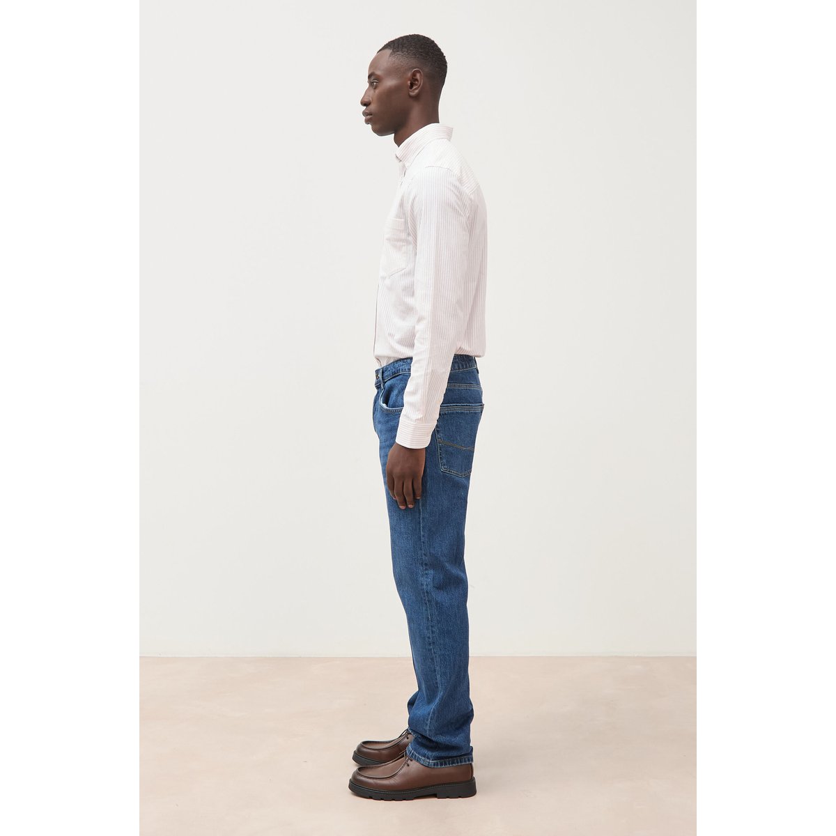 Jeans regular longueur 32 denim stone, BONOBO