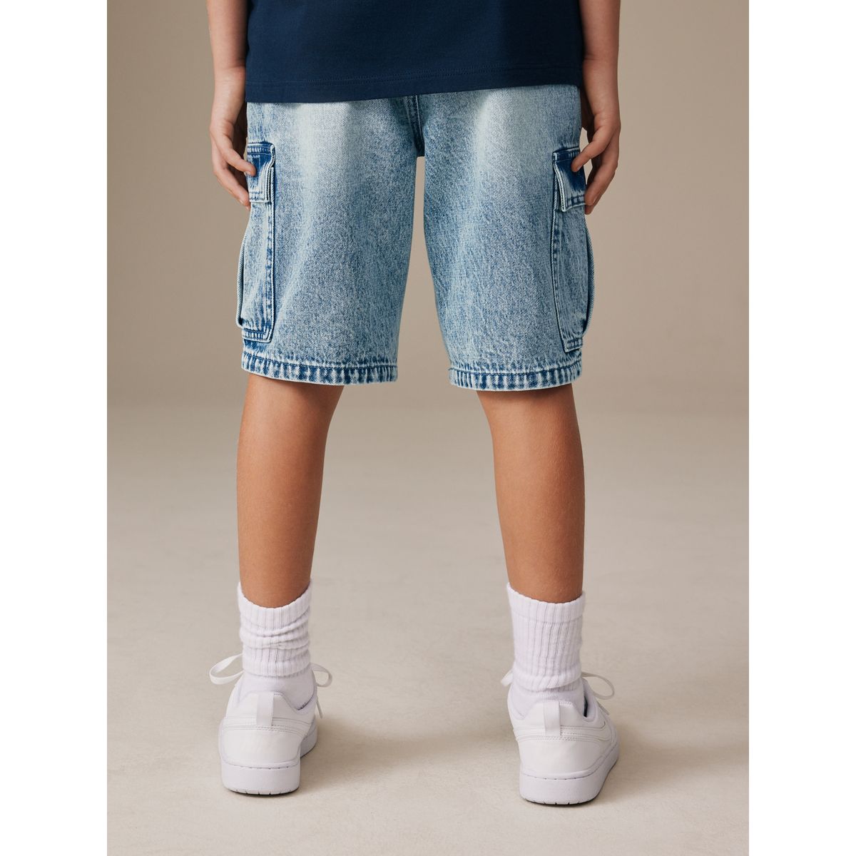 Shorts cargo jean vintage, NEXT