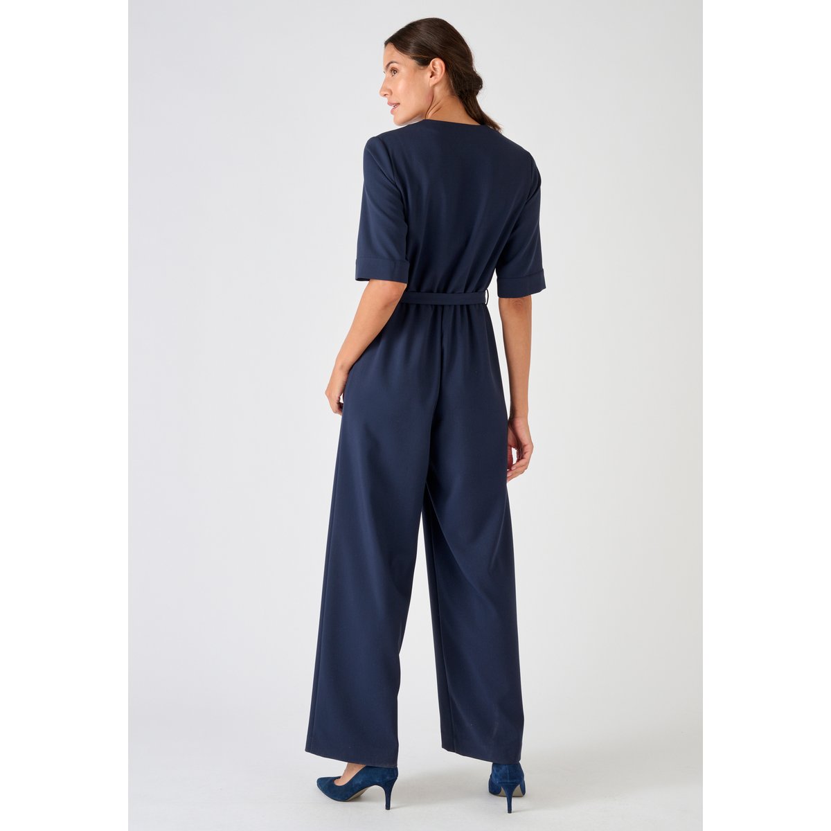 Combinaison pantalon bas larges bleu marine, DAMART