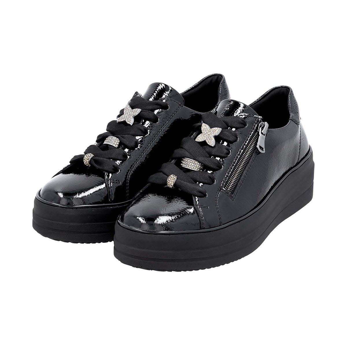 Basket Cuir Lagro noir, REMONTE