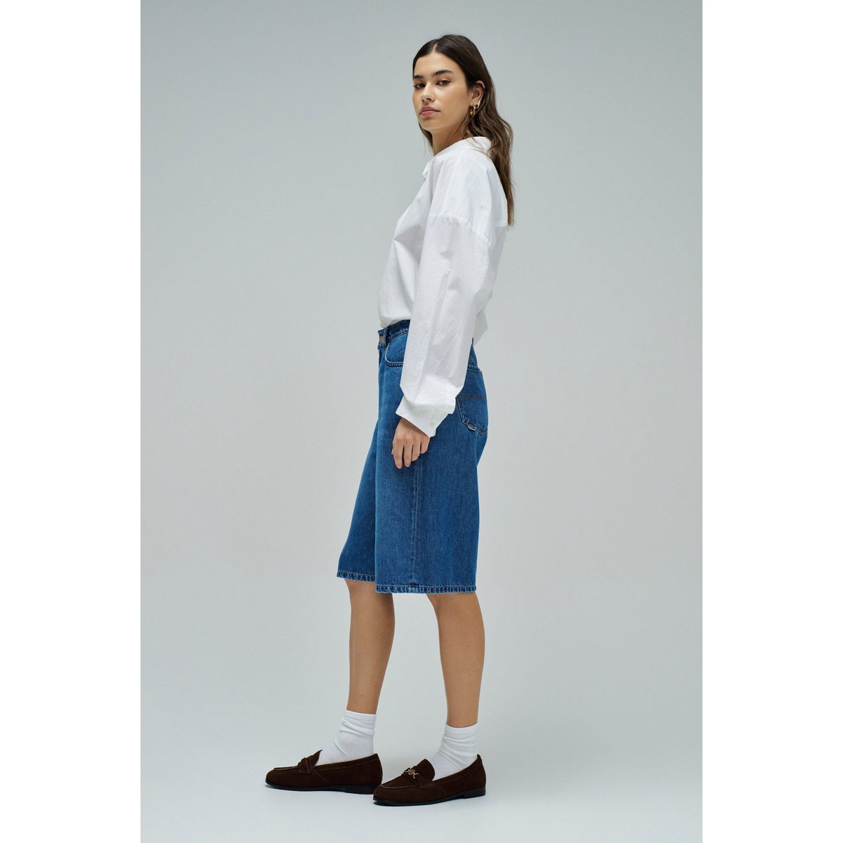 SHORTS LONGUES EN JEAN bleu, SALSA JEANS