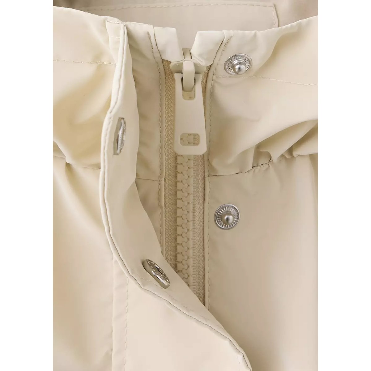 Veste enduite avec capuche gris clair/pastel, MANGO KIDS