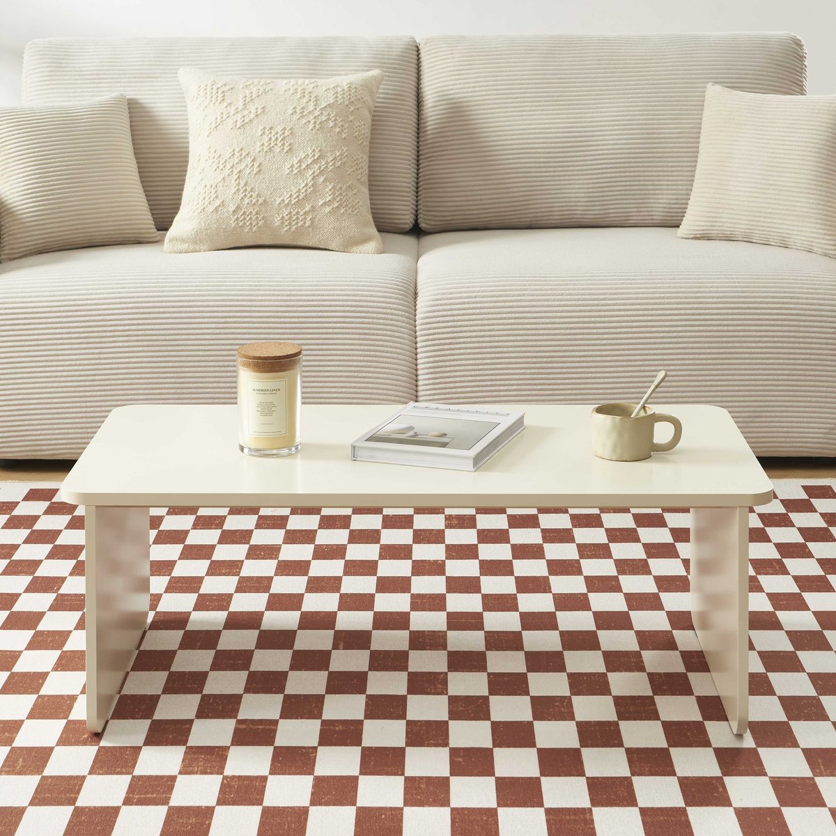 Table basse AKKA beige, BAÏTA