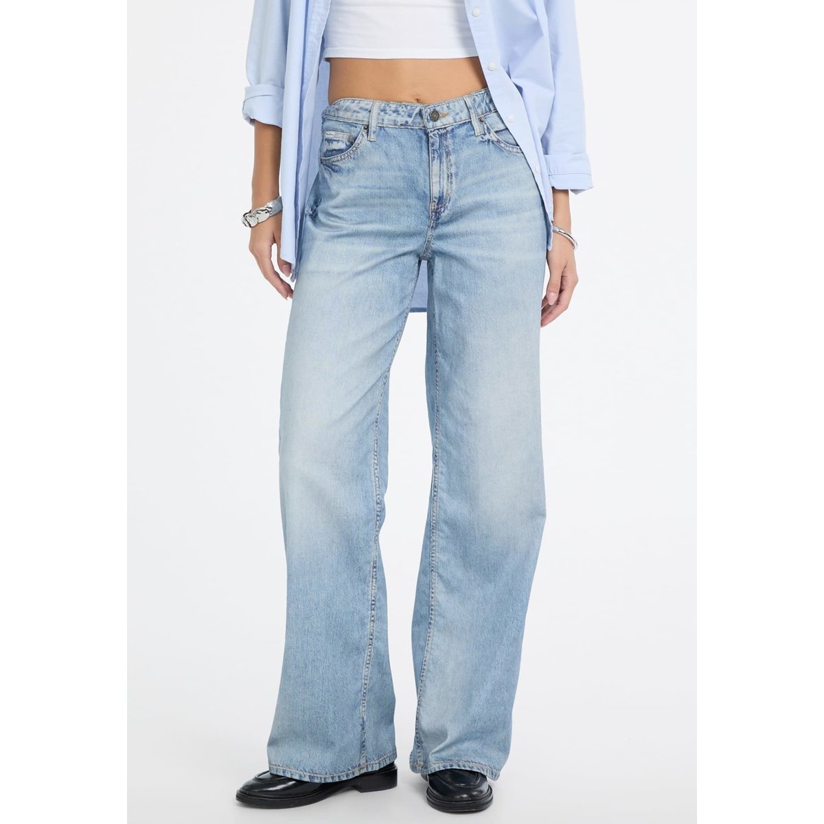 Jean Jambe Large G11 bleu, GUESS JEANS