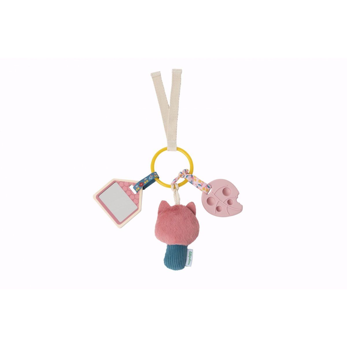 Jeu d'activités à suspendre rose, bleu, jaune, LILLIPUTIENS