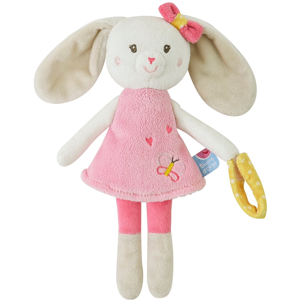 Tetinou lapin rose rose, SUCRE D'ORGE