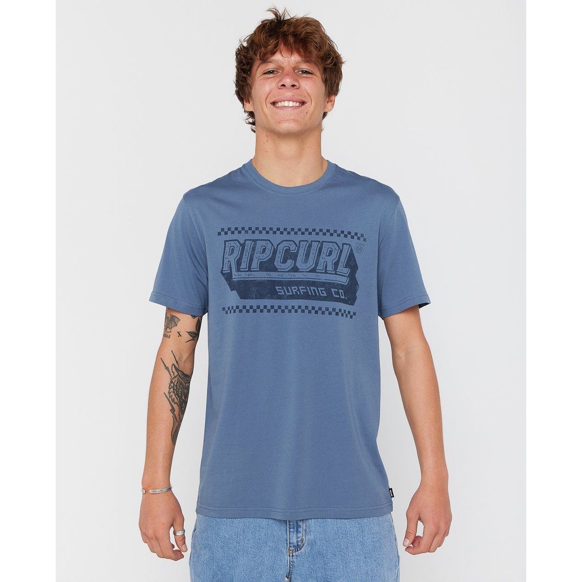 T-shirt à manches courtes SPORTLINE INVADER bluefin, RIP CURL