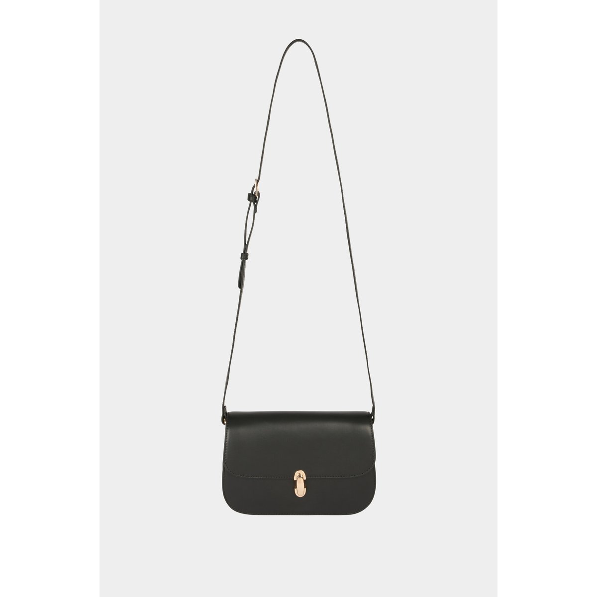 Sac boîte bandoulière noir, MORGAN
