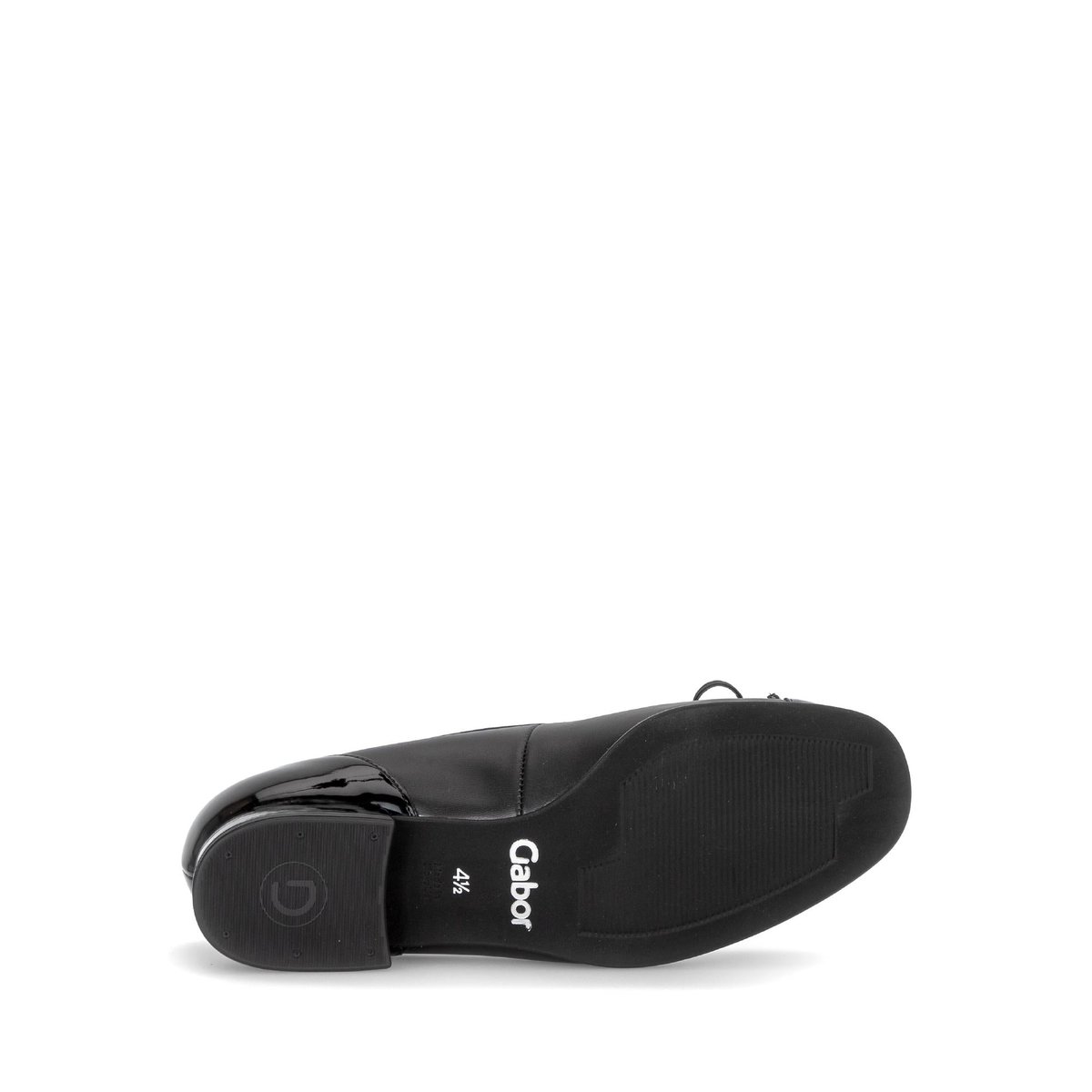 Ballerines en textile/synth. à talon décroché noir, GABOR