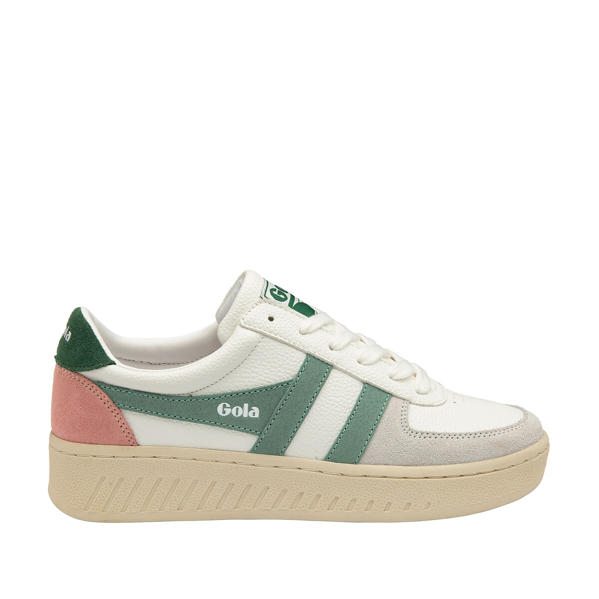 Sneakers Grandslam Trident bianco/verde, GOLA