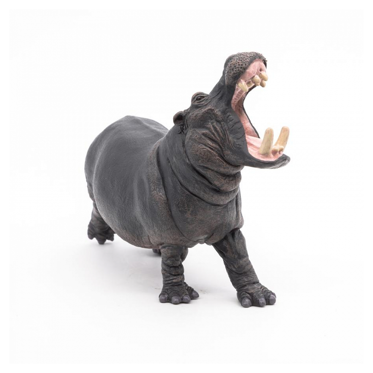 Figurine hippopotame marron, PAPO