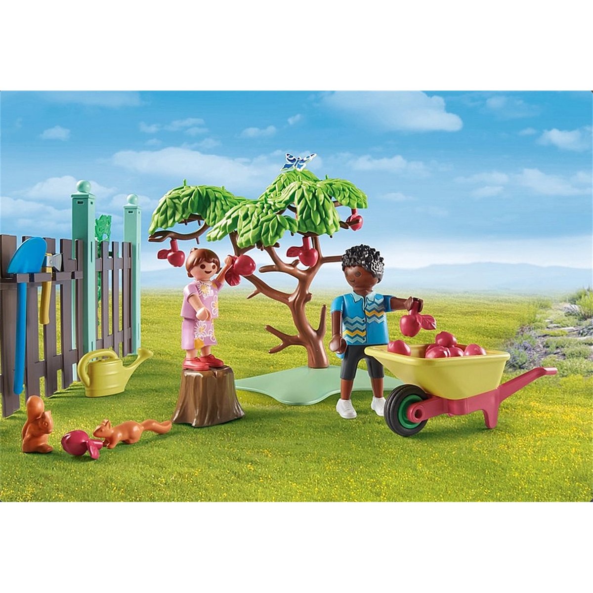 Poulailler et jardin multicolore, PLAYMOBIL