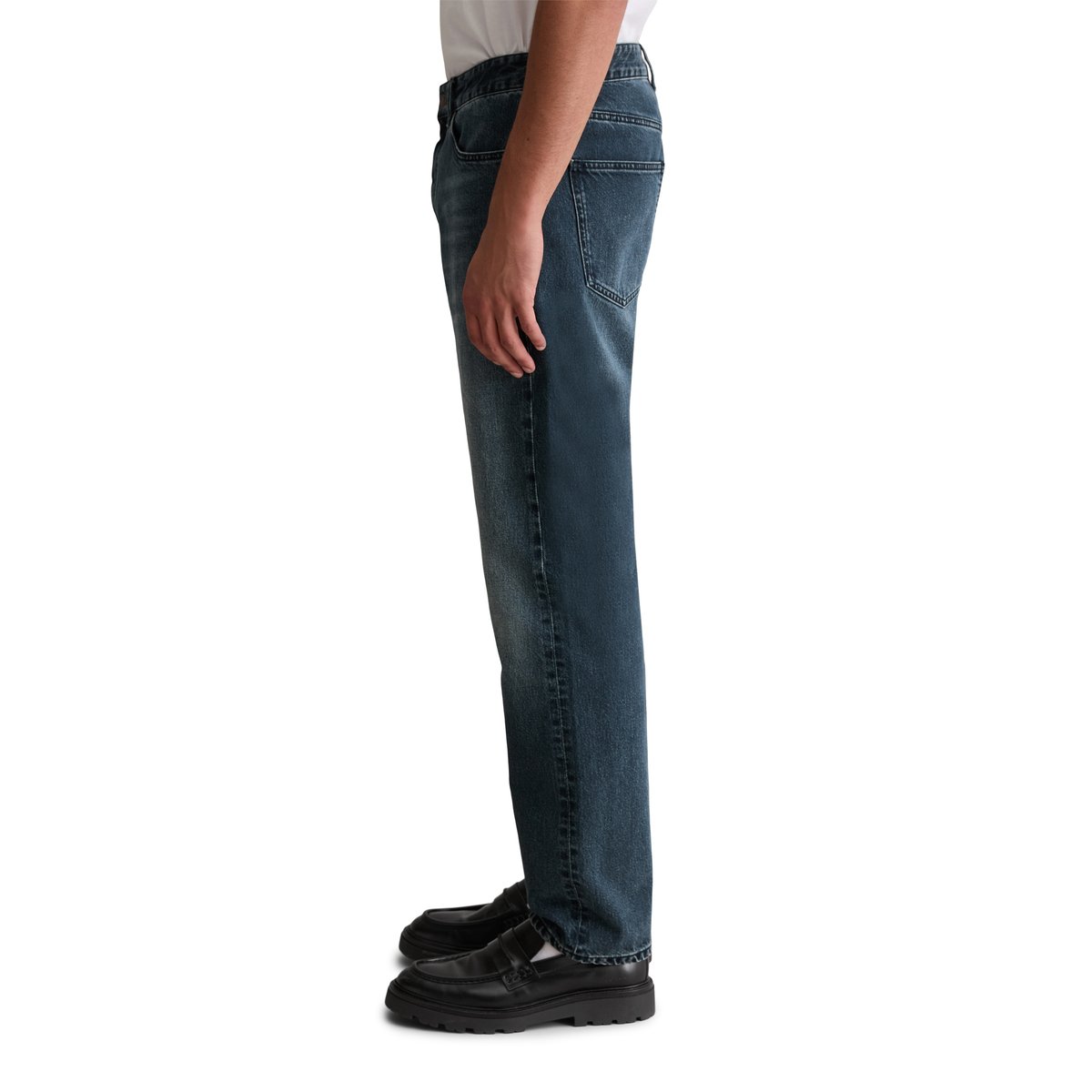 Jeans modèle Runne tapered en pur coton bio bleu foncé, MARC O’POLO DENIM