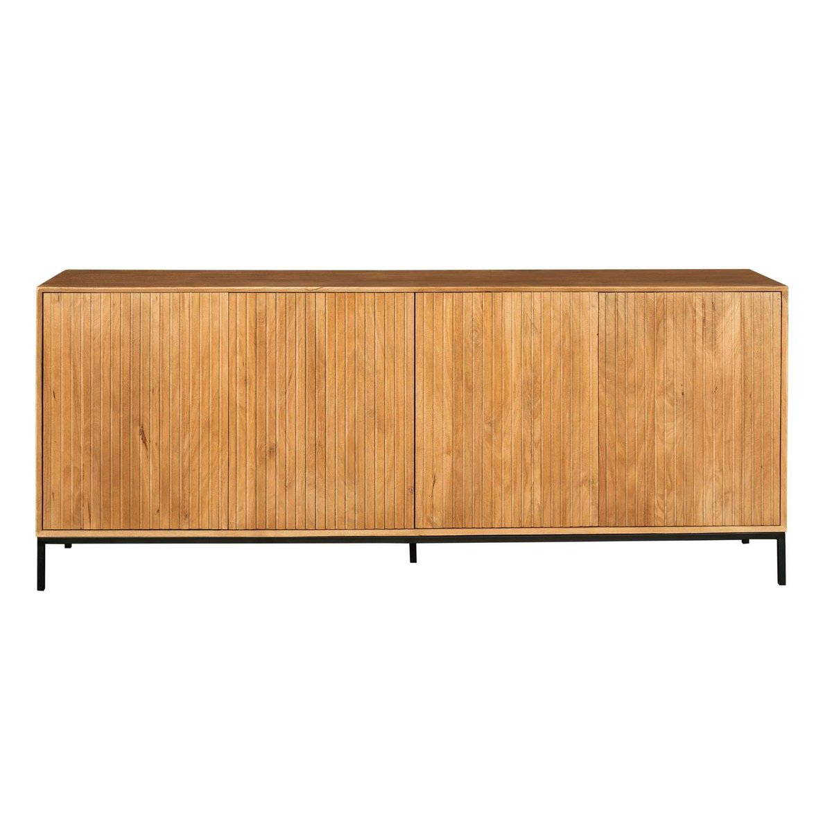 Buffet enfilade 210 cm 4 portes CORTINA bois, PIER IMPORT