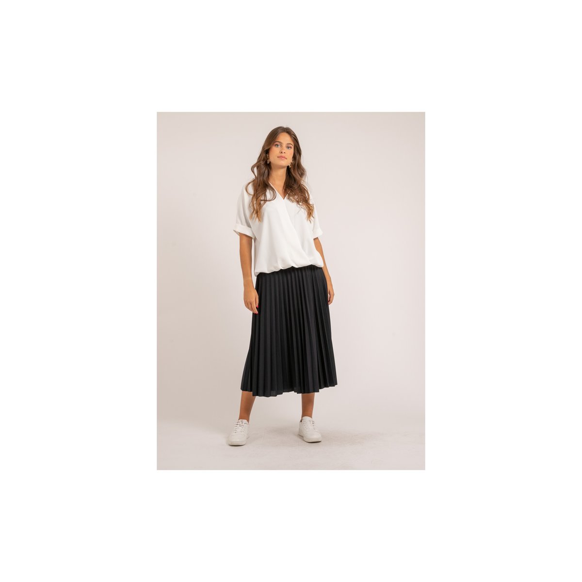 Blouse Fluide Ouria blanc, DONA LISA