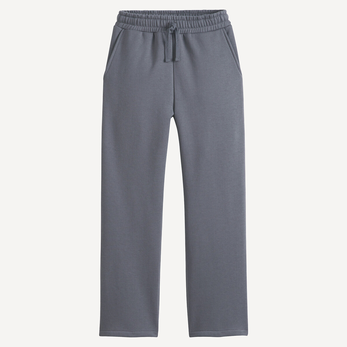 Pantalon de jogging en molleton gris, LA REDOUTE COLLECTIONS