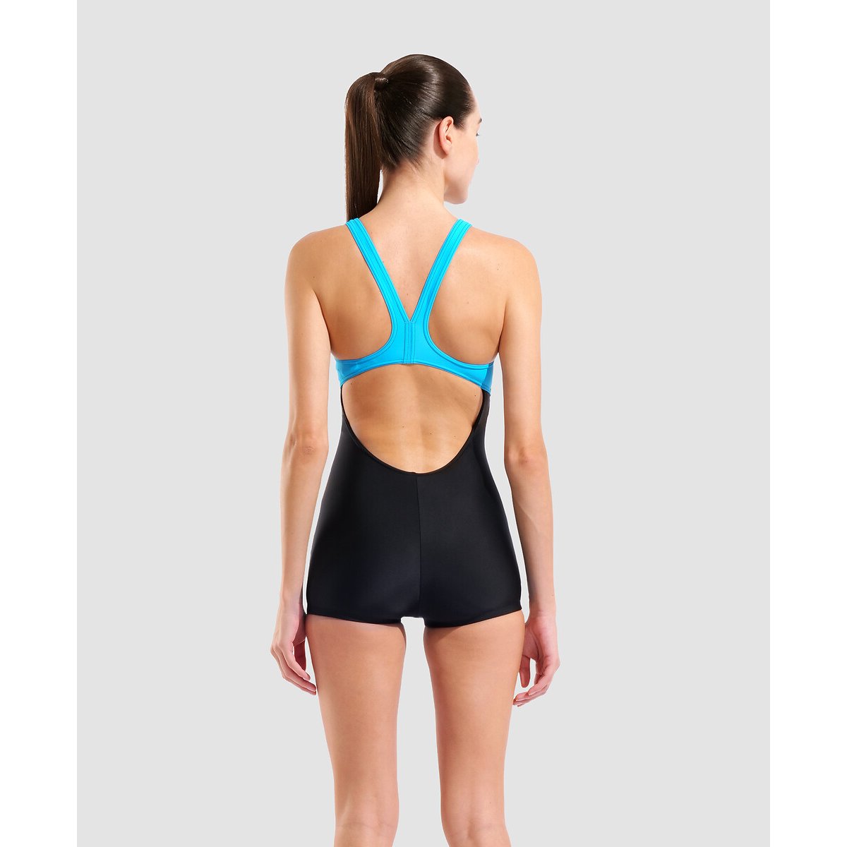 Combishort piscine Maxfit éco Arena W Kaori noir/turquoise, ARENA
