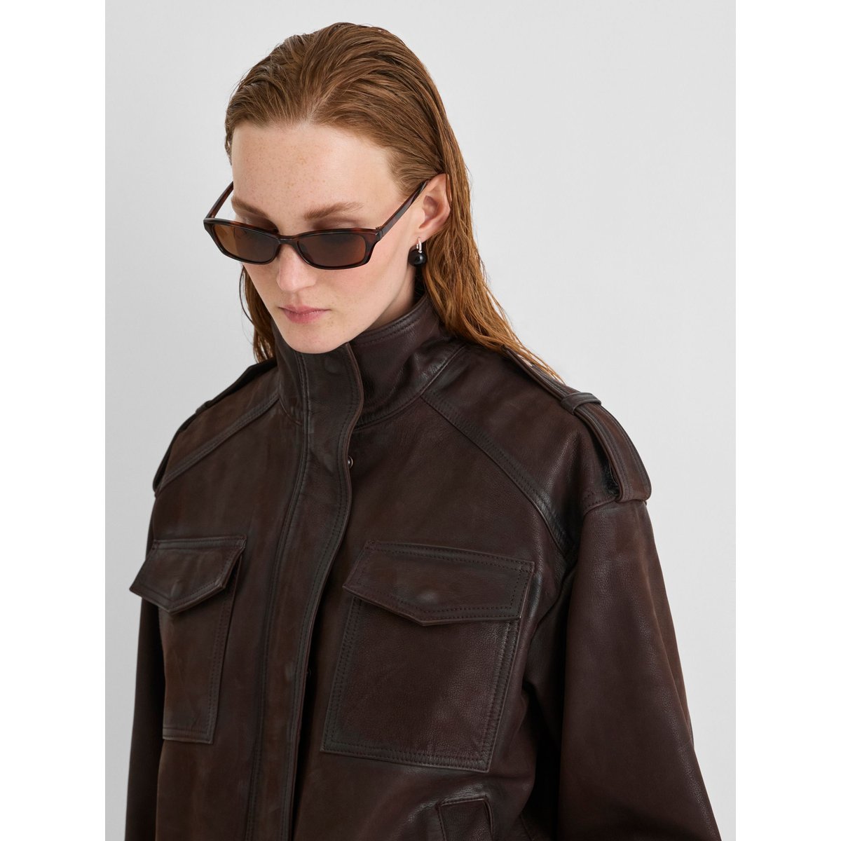Veste violet - bitter chocolate1, ROUGE EDIT