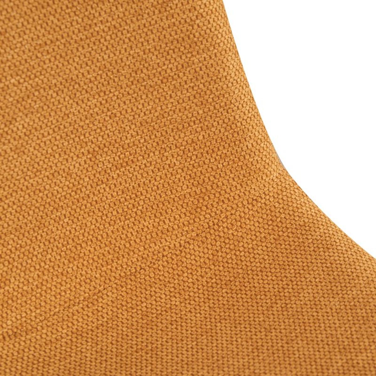 Chaise repas tissu écru moutarde, ZAGO