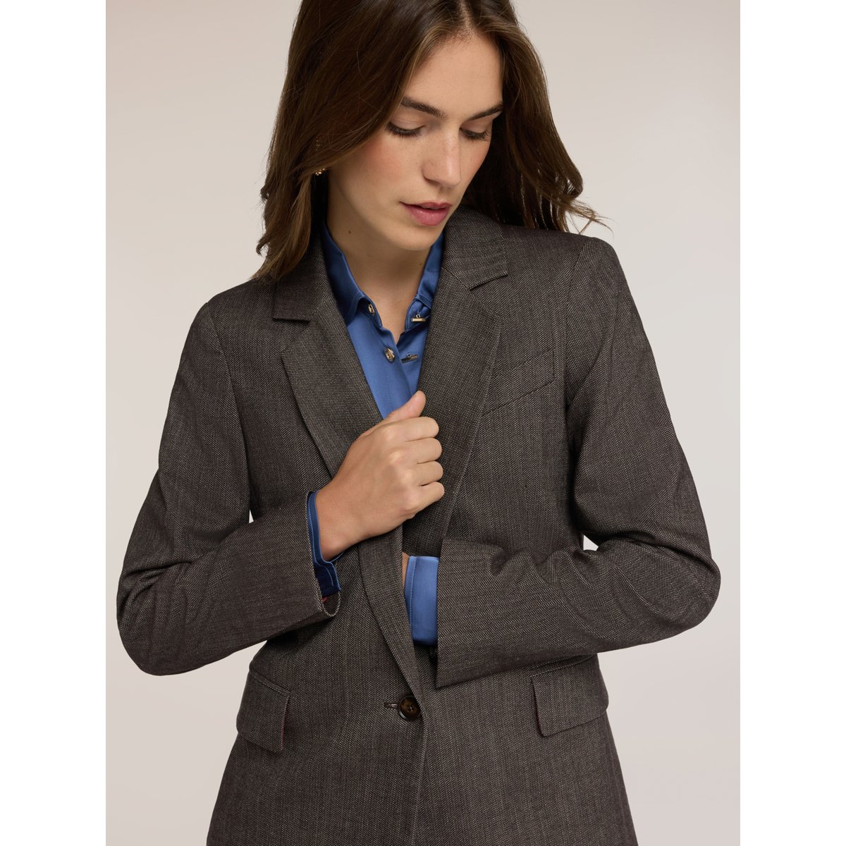 Blazer teint fil gris, MOTIVI