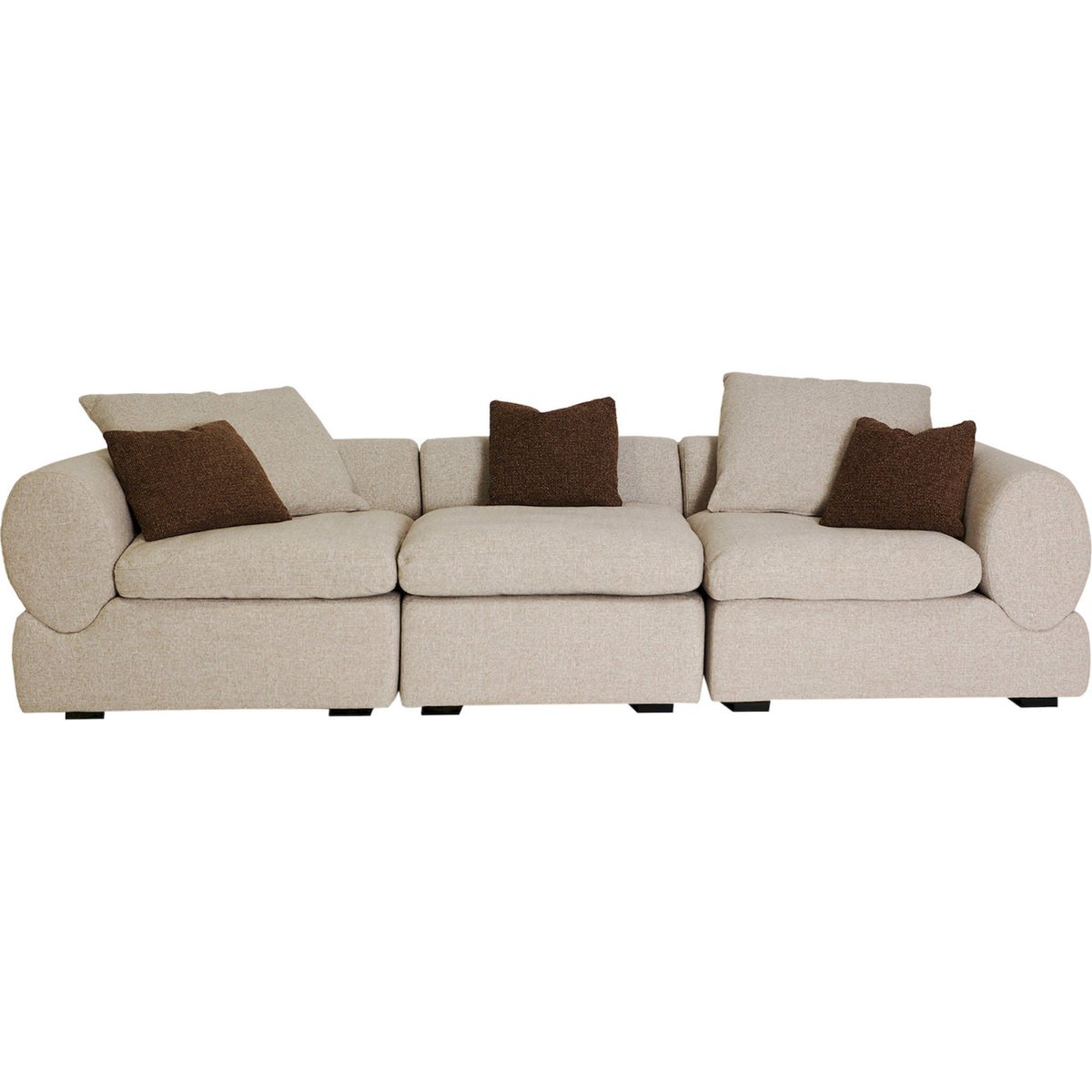 Repose-pieds modulable collection VACIO beige brun, RECOLLECTION