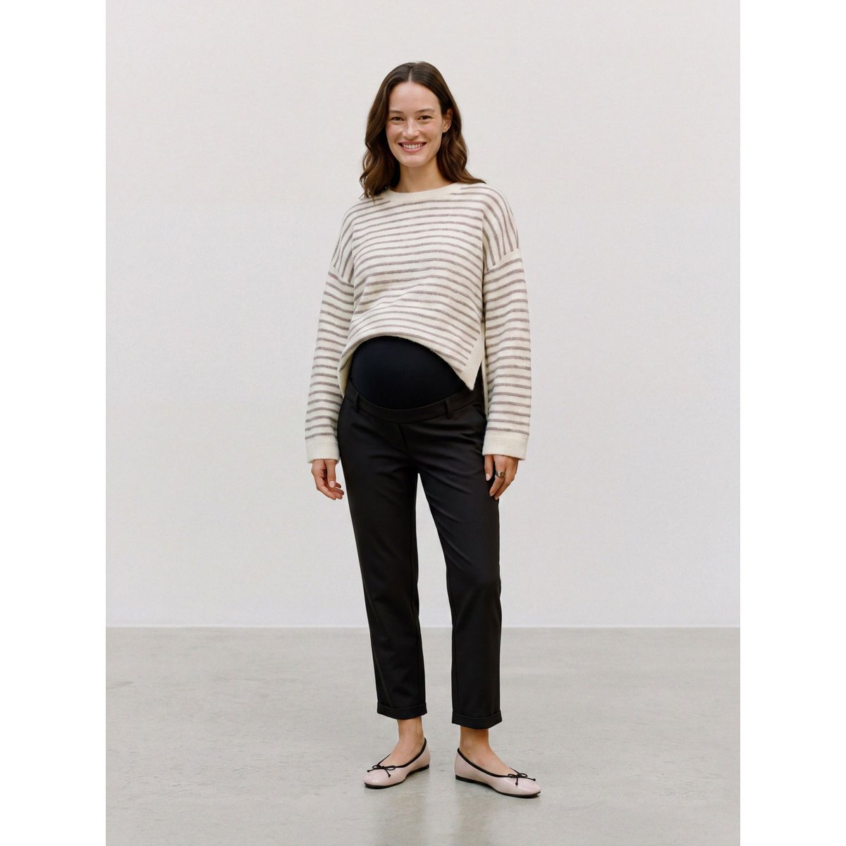 Pantalon noire - black, MAMA LICIOUS