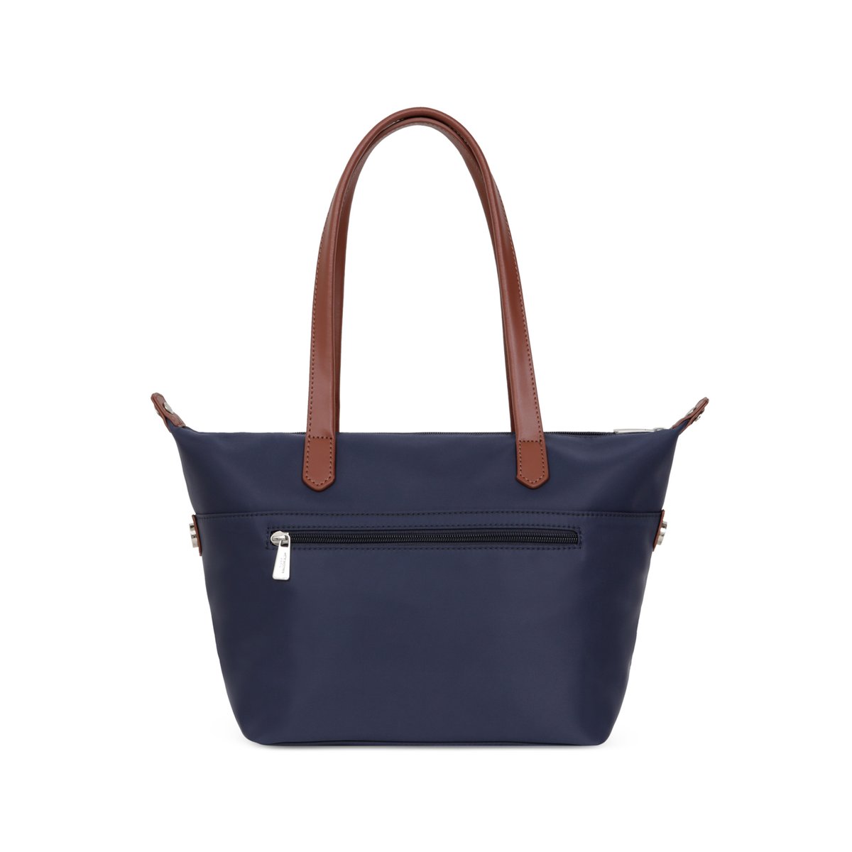 Sac cabas porté épaule  POP bleu marine, HEXAGONA
