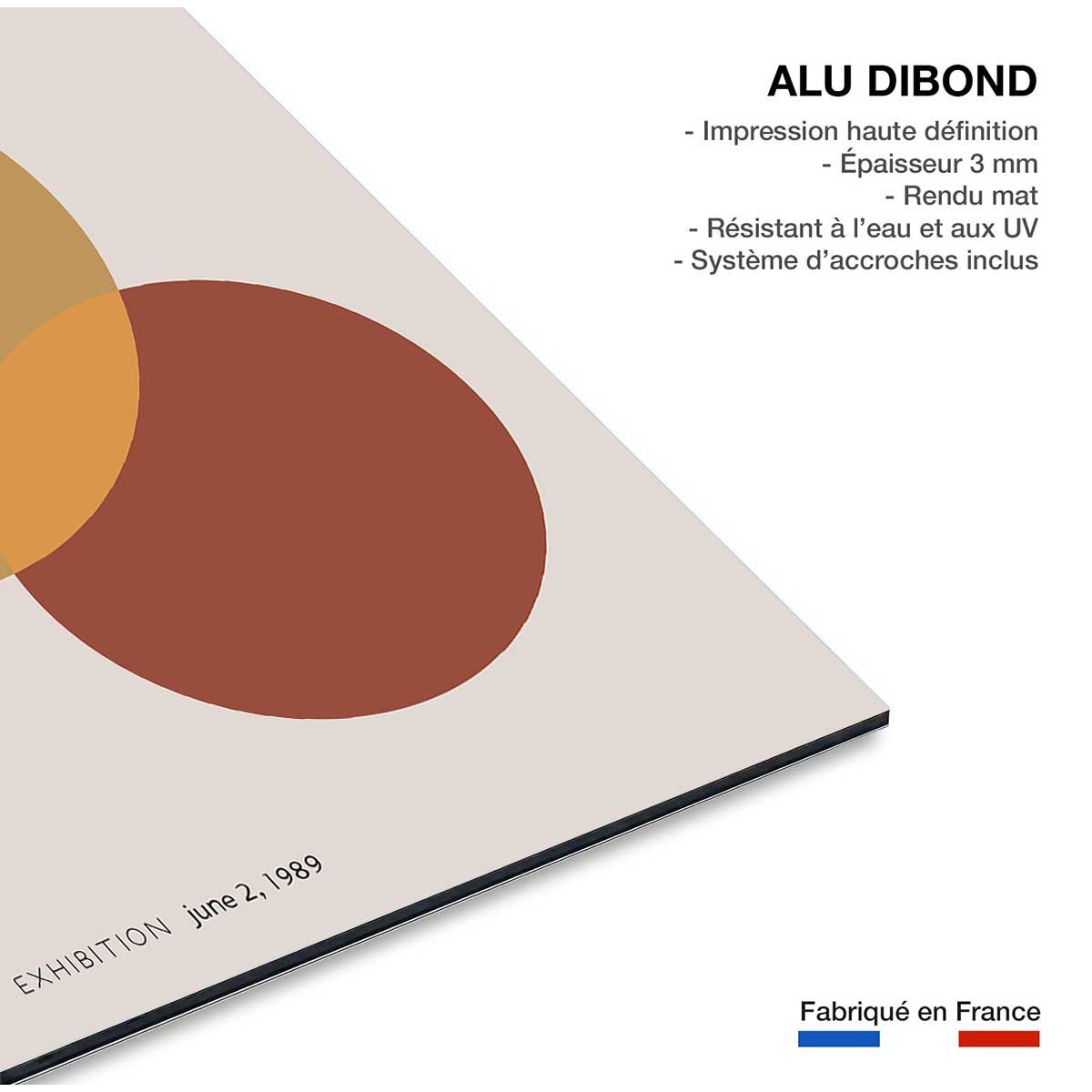 Tableau hoffman 1989 tableau alu dibond, HEXOA