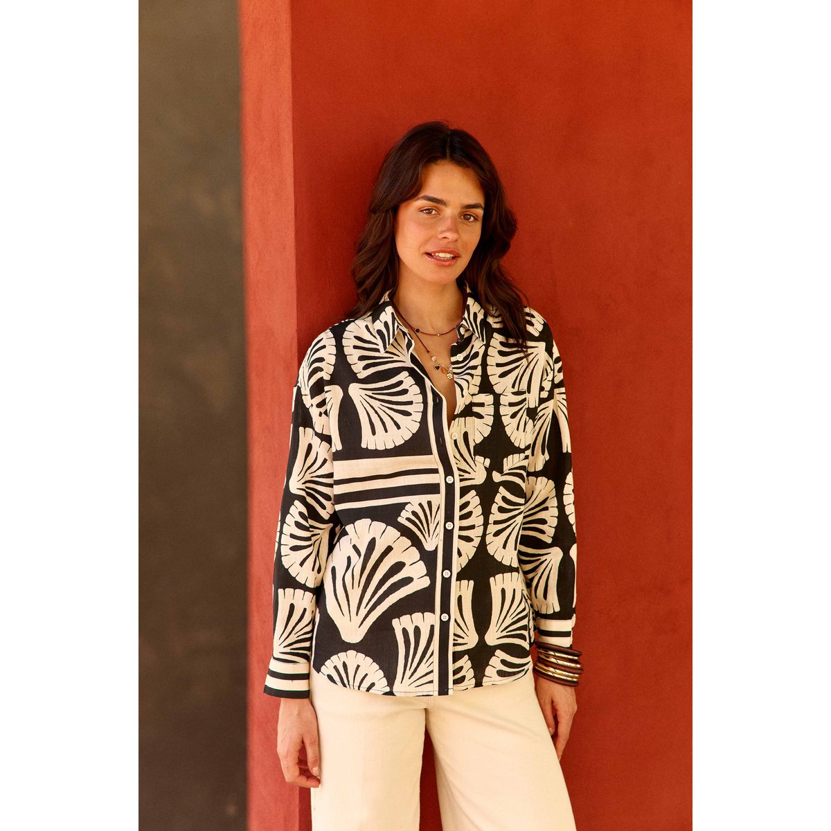 Chemise imprimé graphique CHARLY 00-eventail, LA PETITE ETOILE