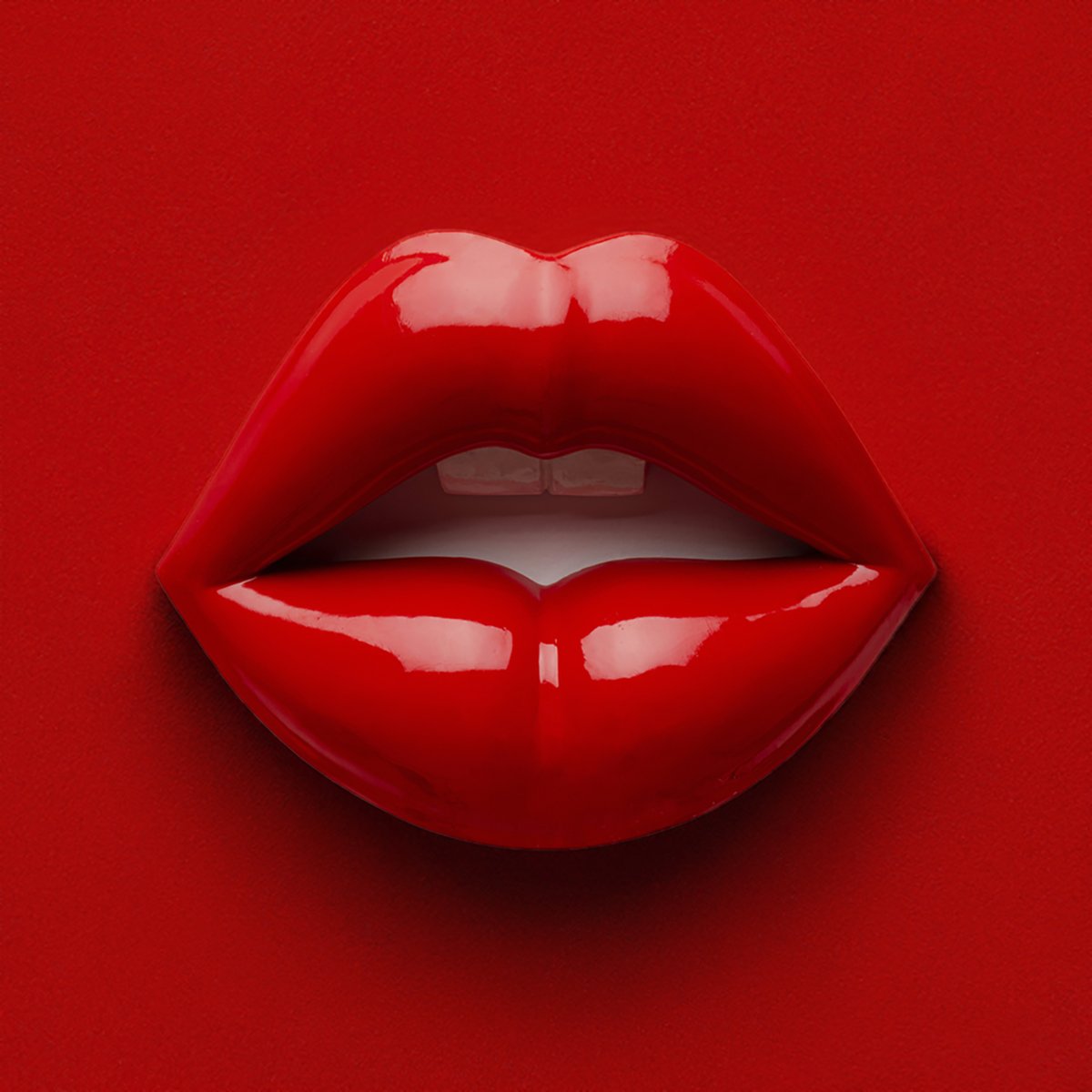 Déco murale lèvres rouge, KARE DESIGN