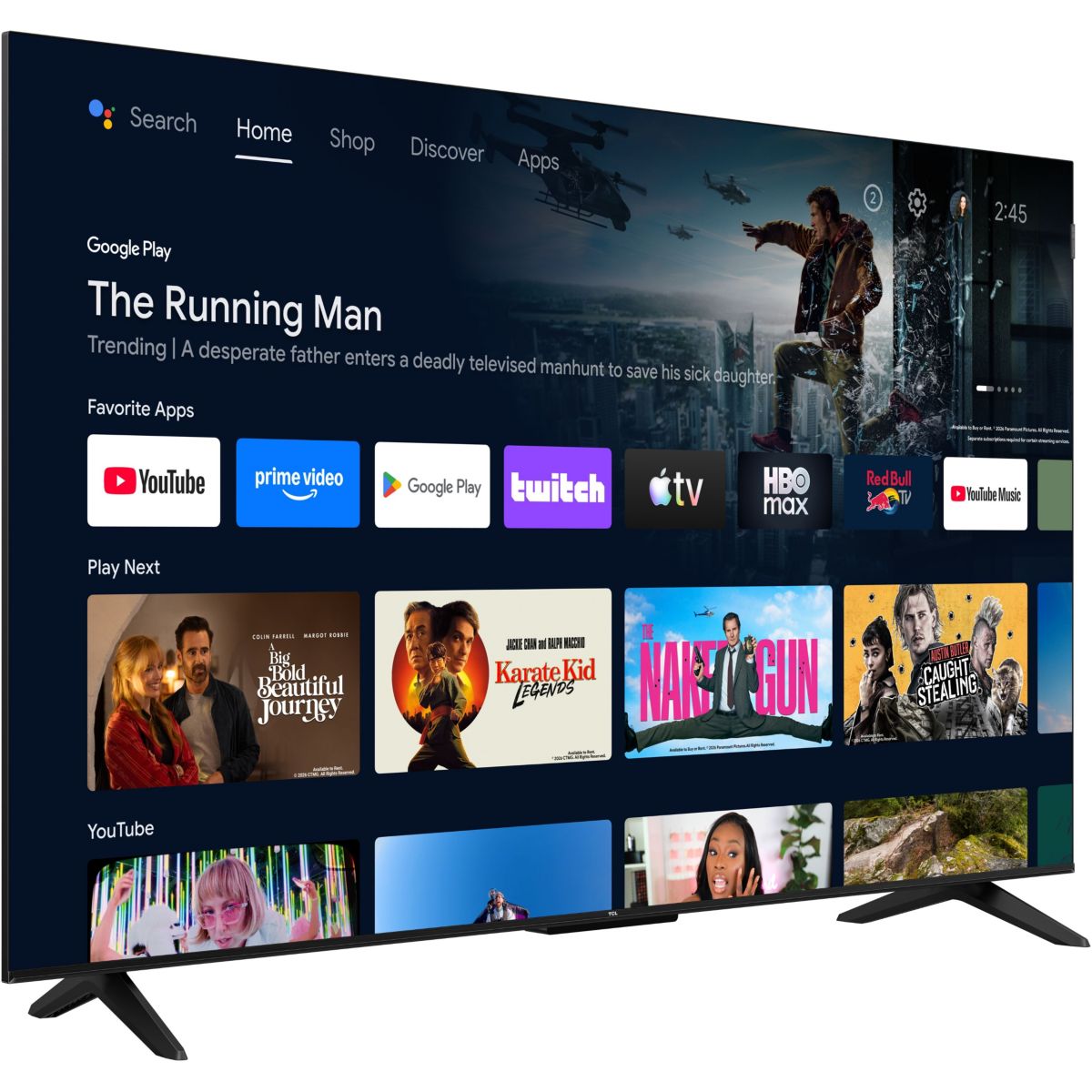 TV QLED 50S5L (2026) 50" (127 cm) couleur unique, TCL