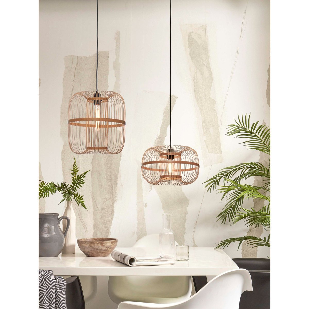 Lampe Suspendue Bambou HOKKAIDO naturel, GOOD & MOJO